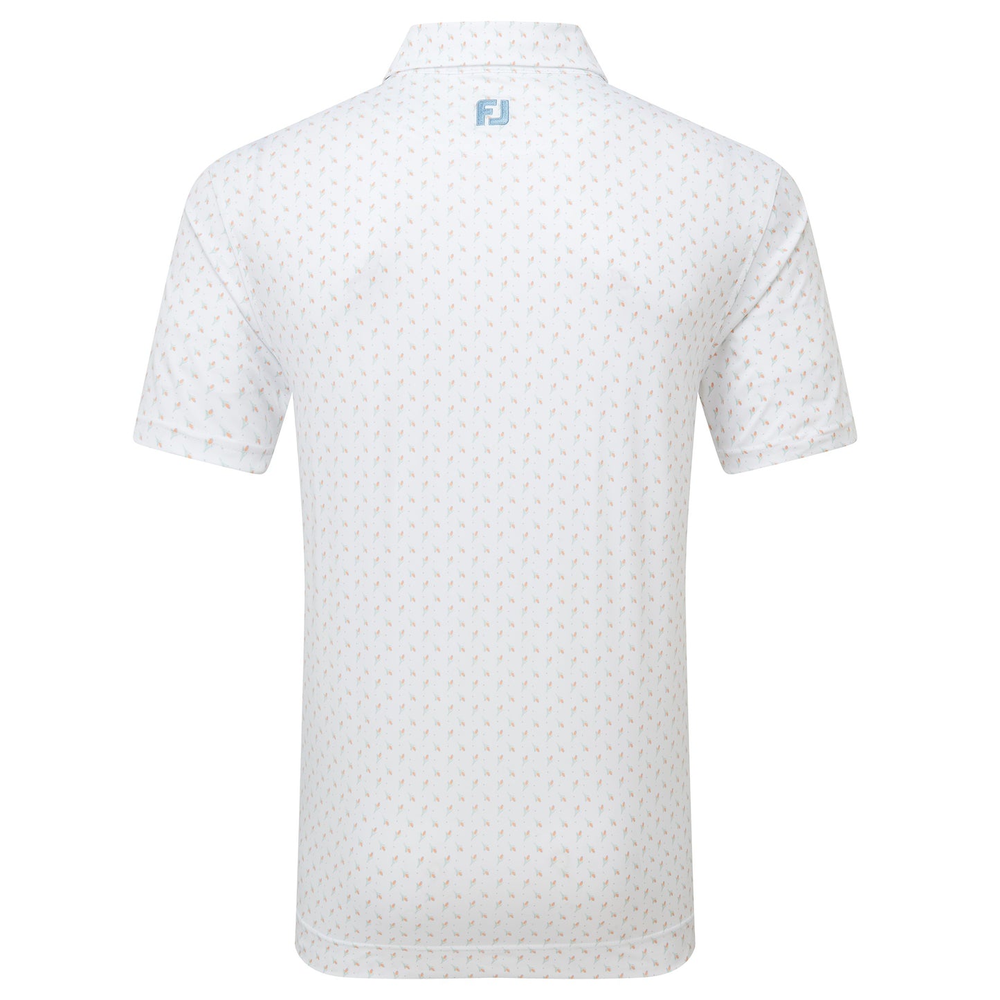 Footjoy Flower Bud Foulard Lisle - White