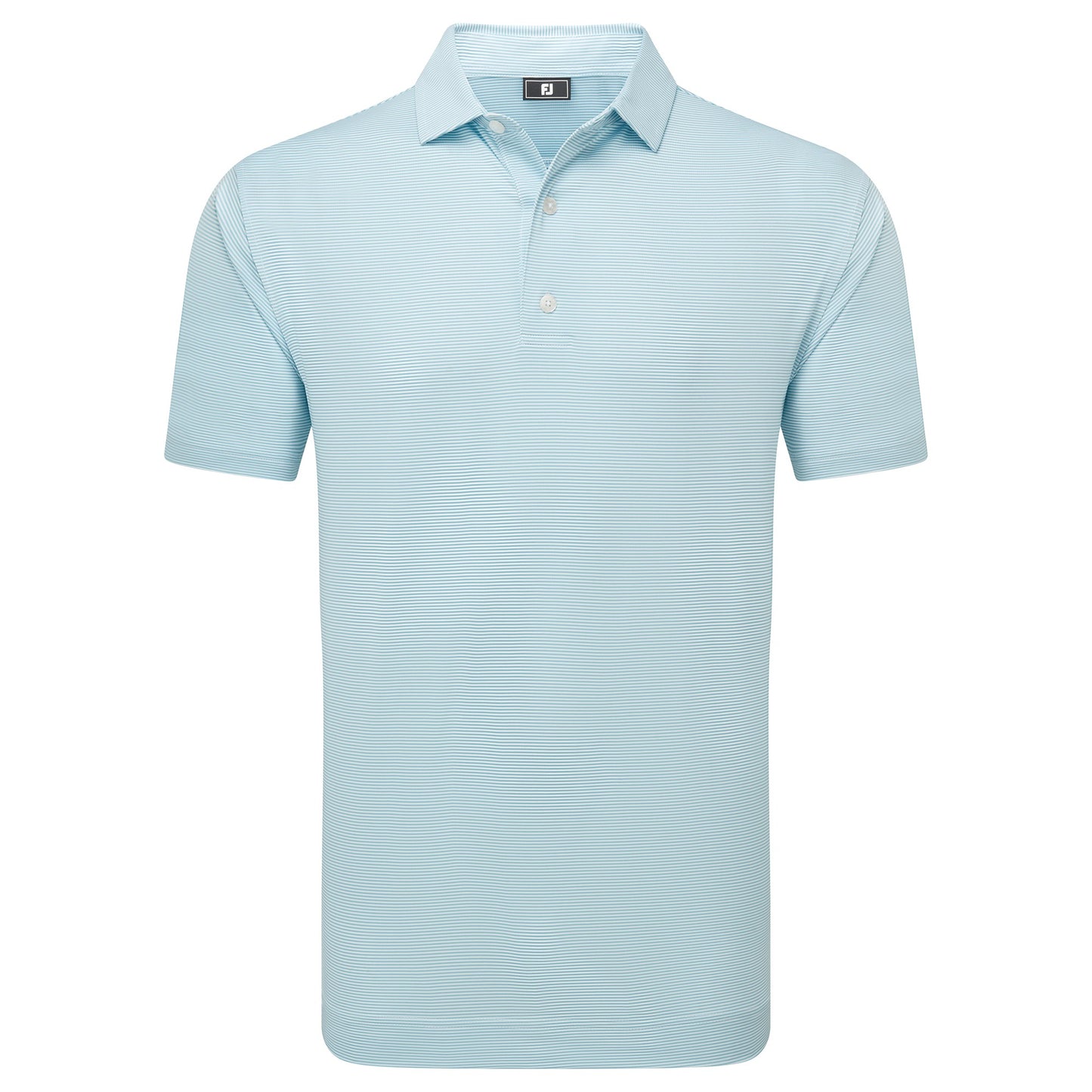 Footjoy Micro Feeder Stripe Lisle - White/Light Blue