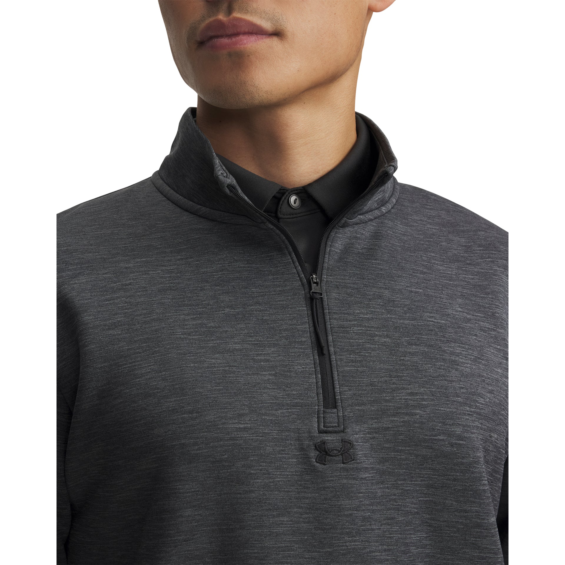 Under Armour Drive Midlayer Pullover Golftröja Herr - Black