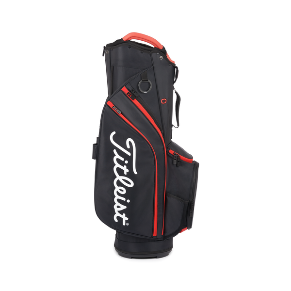 Titleist CART 14 Golfbag - Black/Black/Red