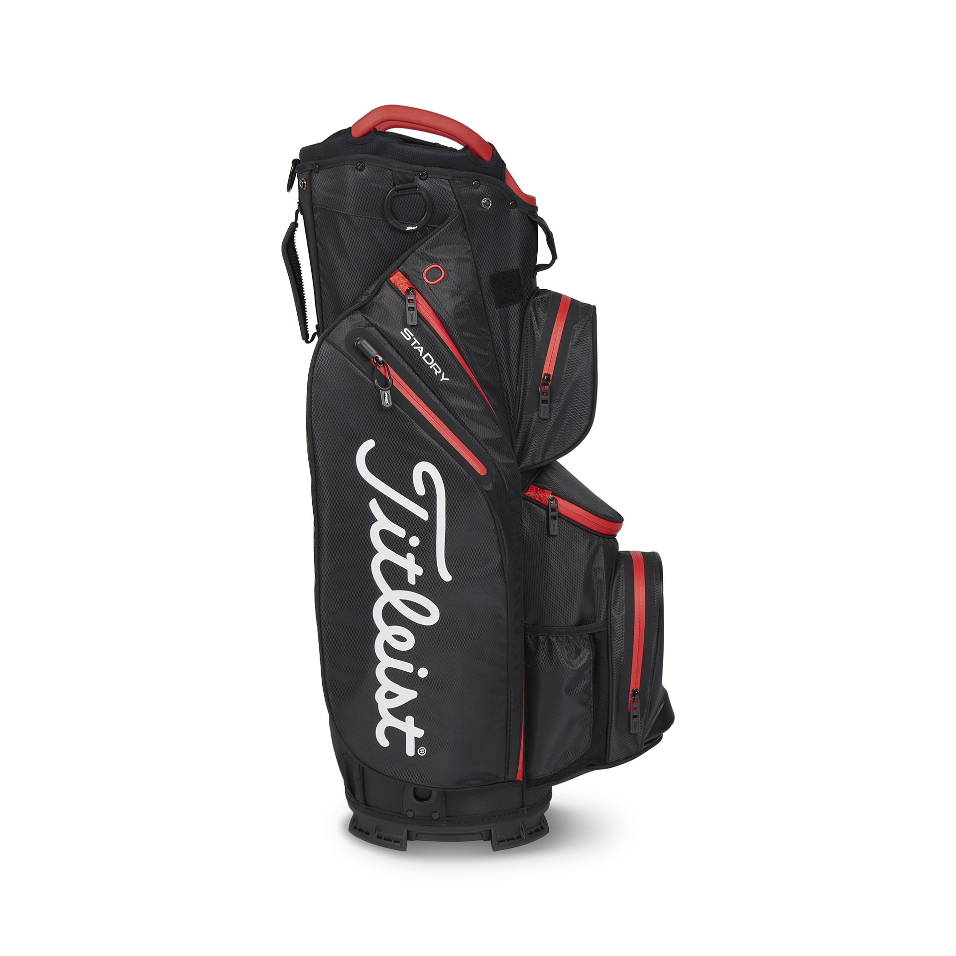Titleist CART 14 STADRY Vattentät golfbag - Black/Black/Red