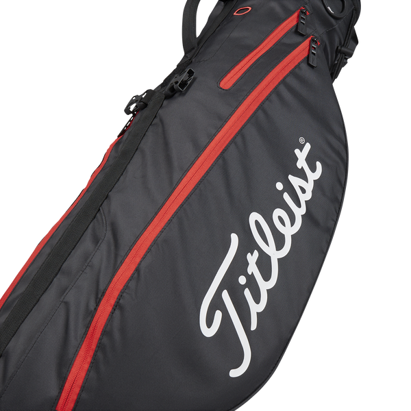 Titleist PREMIUM CARRY Golfbag - Black/Black/Red