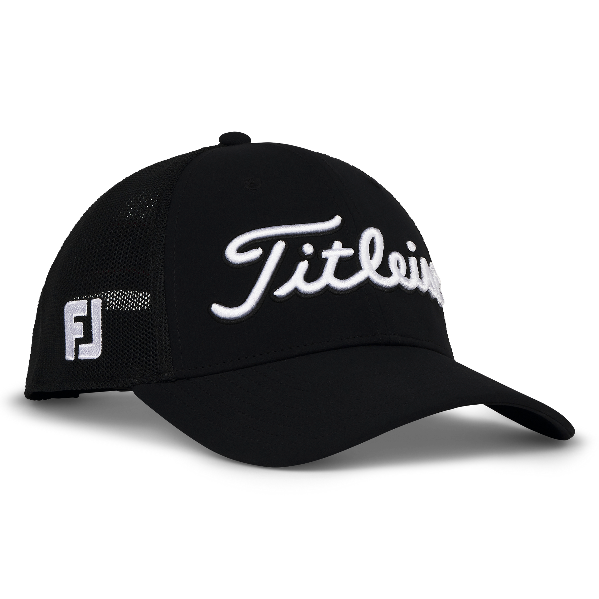 Titleist Tour Performance Mesh Black/White Golfkeps | Golfrummet