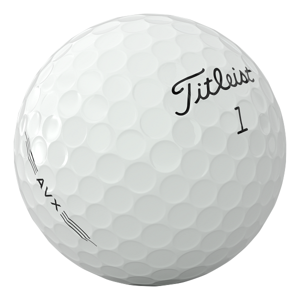 Titleist 2026 AVX White 12-pack Golfbollar