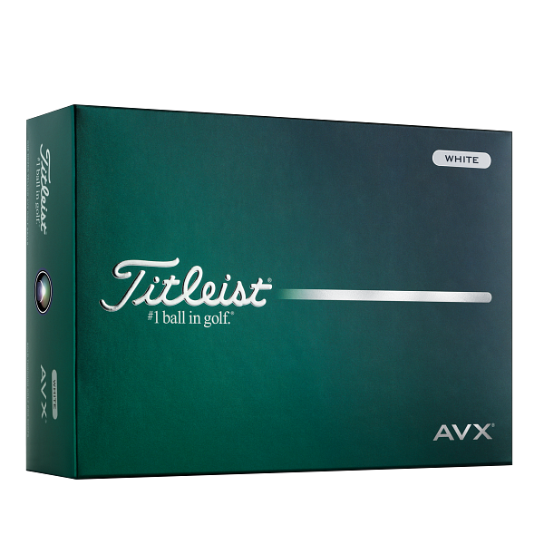 Titleist 2026 AVX White 12-pack Golfbollar