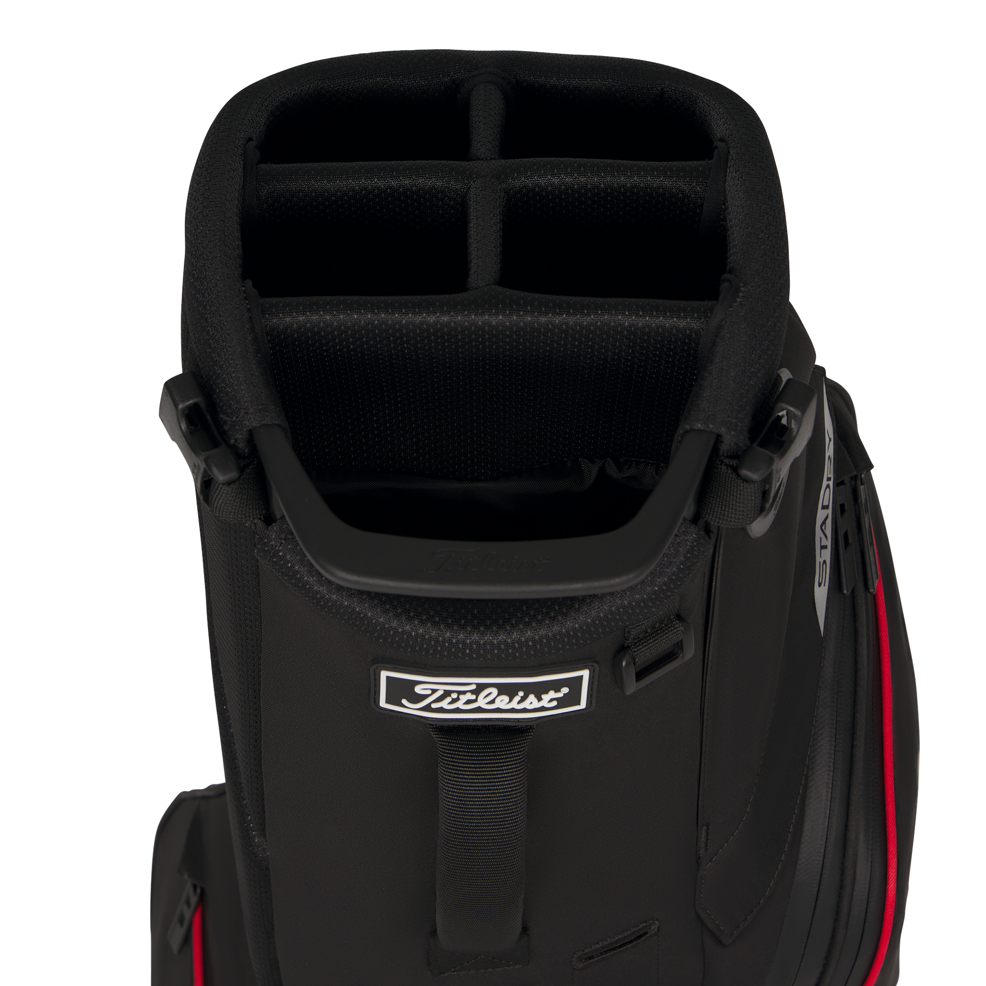 Titleist Players S5 STADRY Vattentät golfbag - Black/Red/Graphite