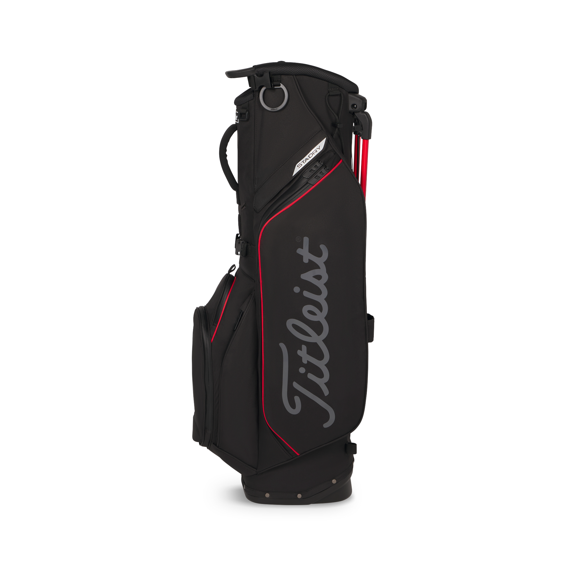 Titleist Players S5 STADRY Vattentät golfbag - Black/Red/Graphite