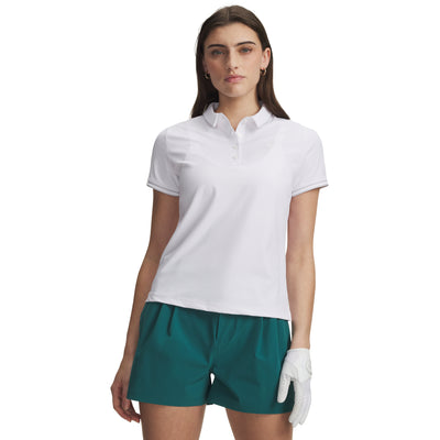 Under Armour Drive Chill SS Polo Golfpiké Dam - White