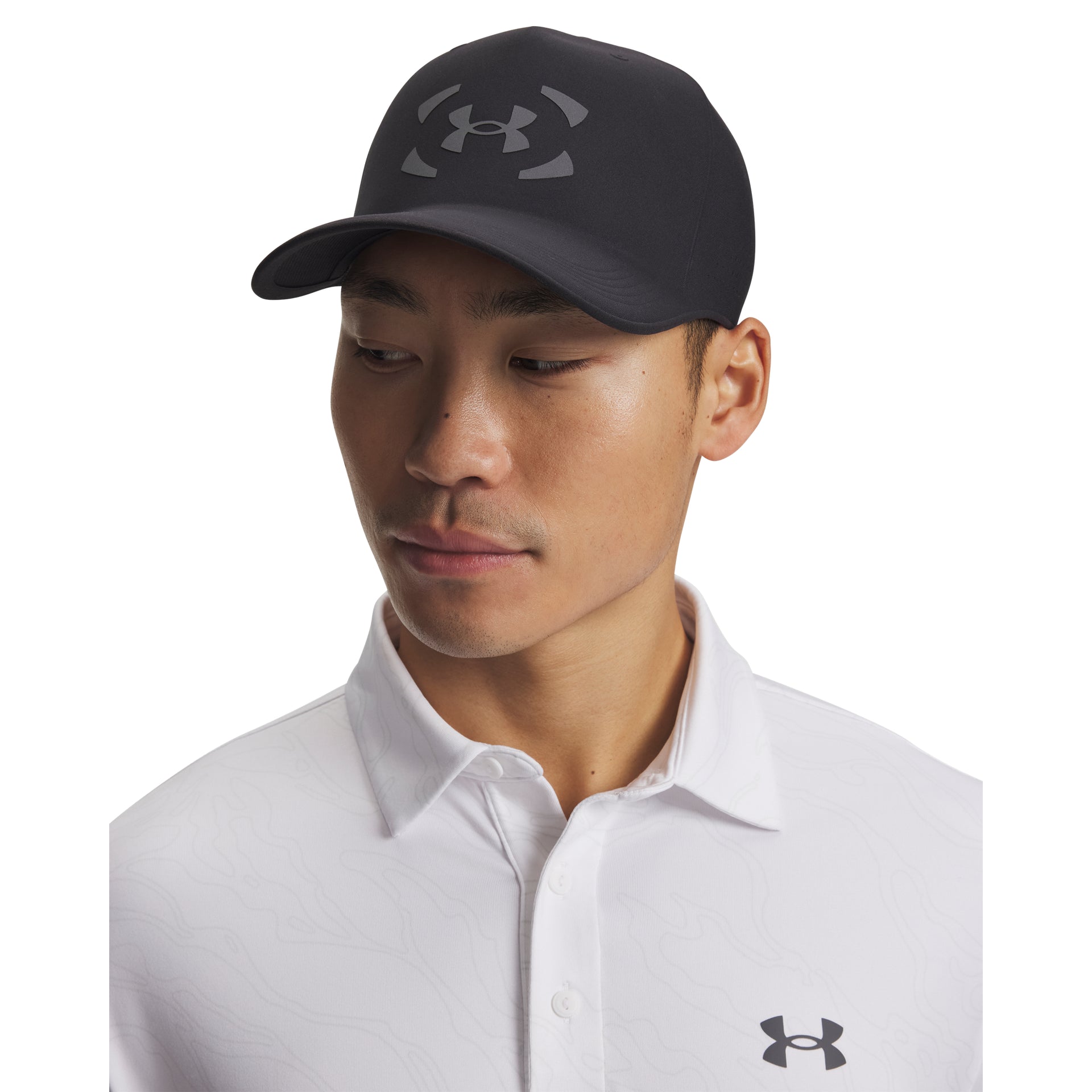 Under Armour Stealthform Mid Halo Adj Golfkeps - Black