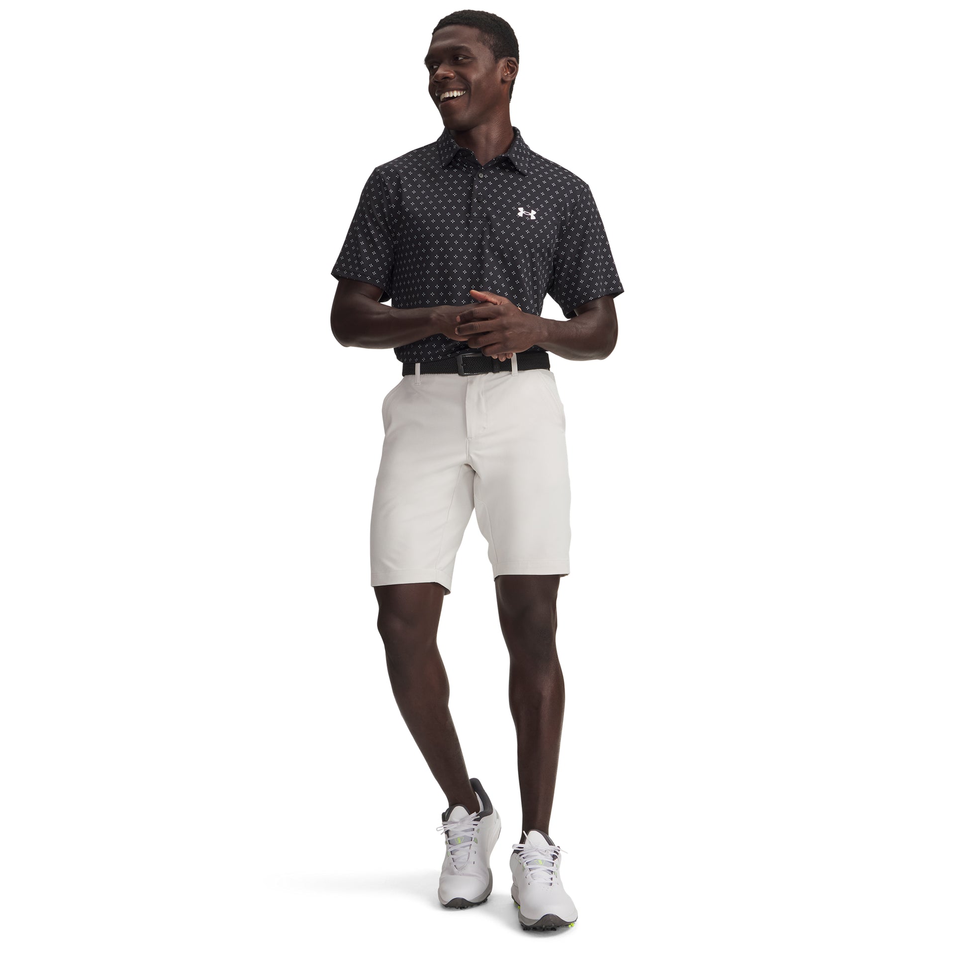 Under Armour Drive Tapered Short Golfshorts Herr - White