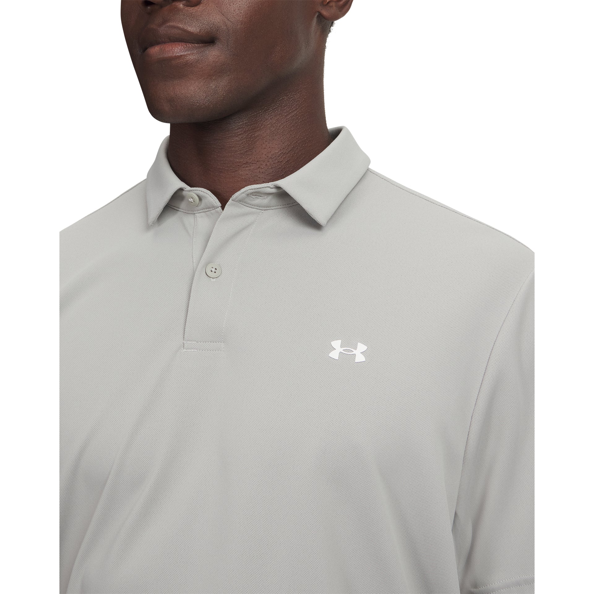 Under Armour T2G Pique Polo Golfpiké Herr - Gray