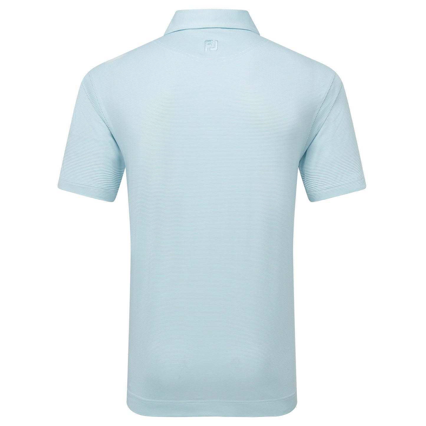 Footjoy Micro Feeder Stripe Lisle - White/Light Blue