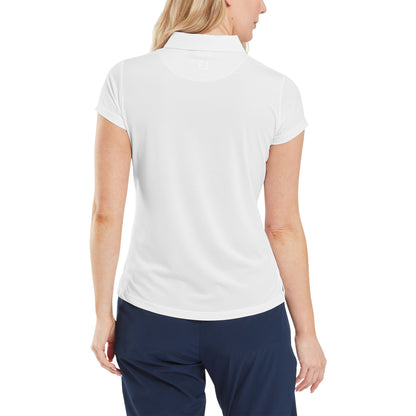 Footjoy Cap Sleeve Lisle - White
