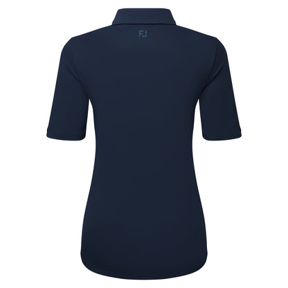 Footjoy Half Sleeve Ruched Lisle - Navy