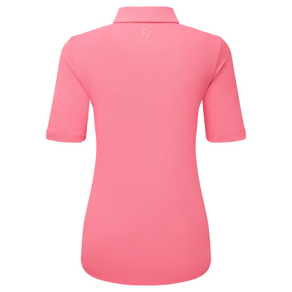 Footjoy Half Sleeve Ruched Lisle - Pink Lemonade