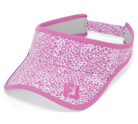 Footjoy Ladies FJ Visor - Berry Animal