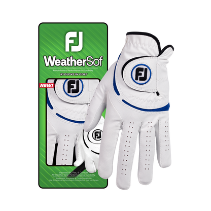 Footjoy WeatherSof - White/Blue