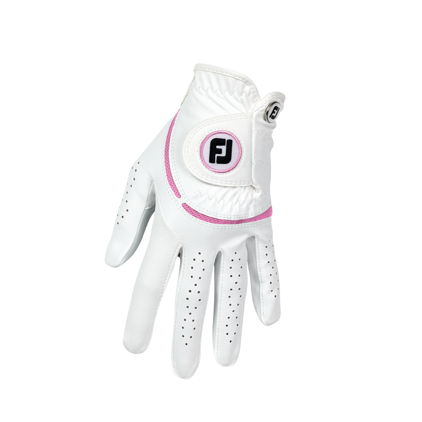 Footjoy WeatherSof - White/Pink