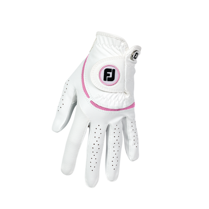 Footjoy WeatherSof - White/Pink