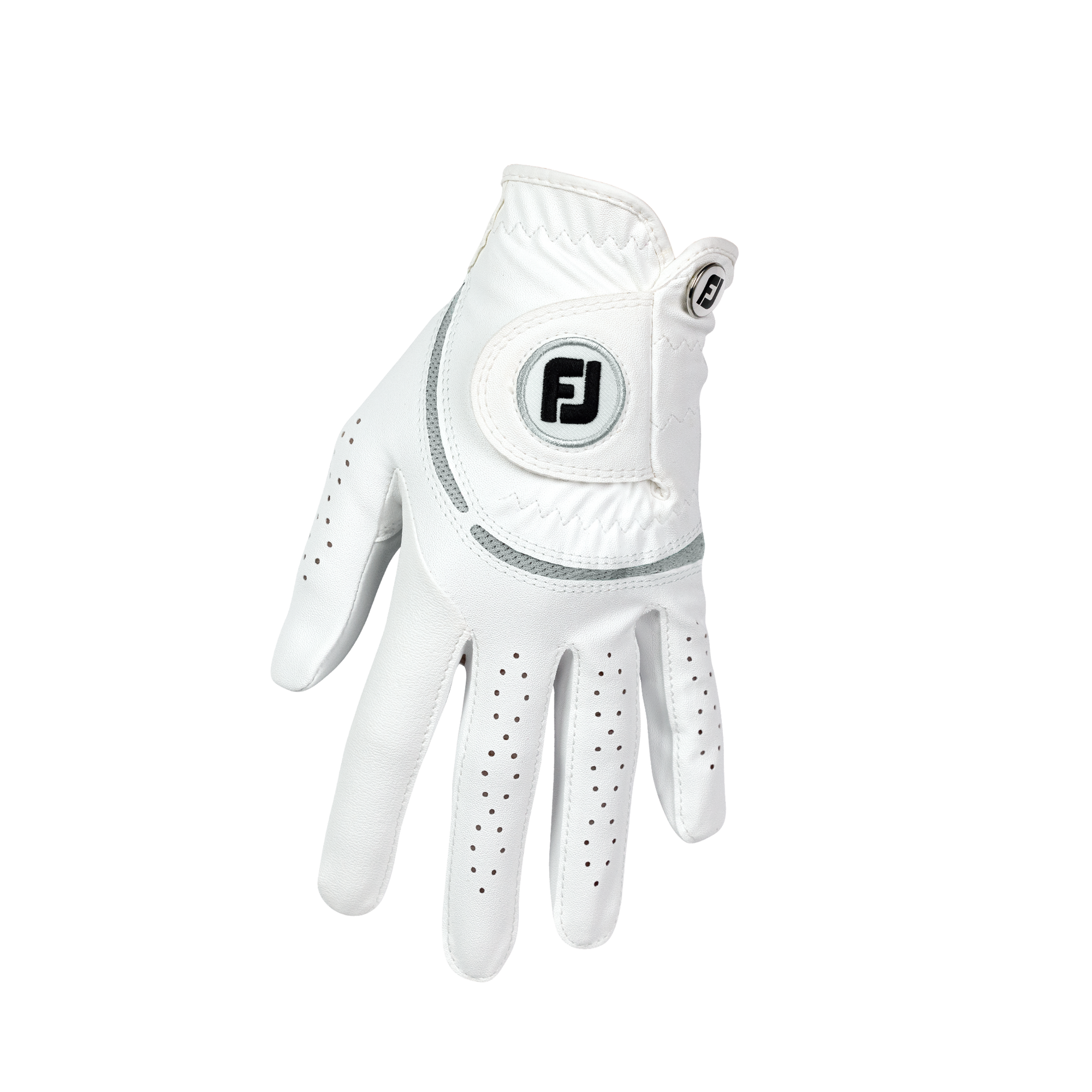 Footjoy WeatherSof - White/Grey Dam