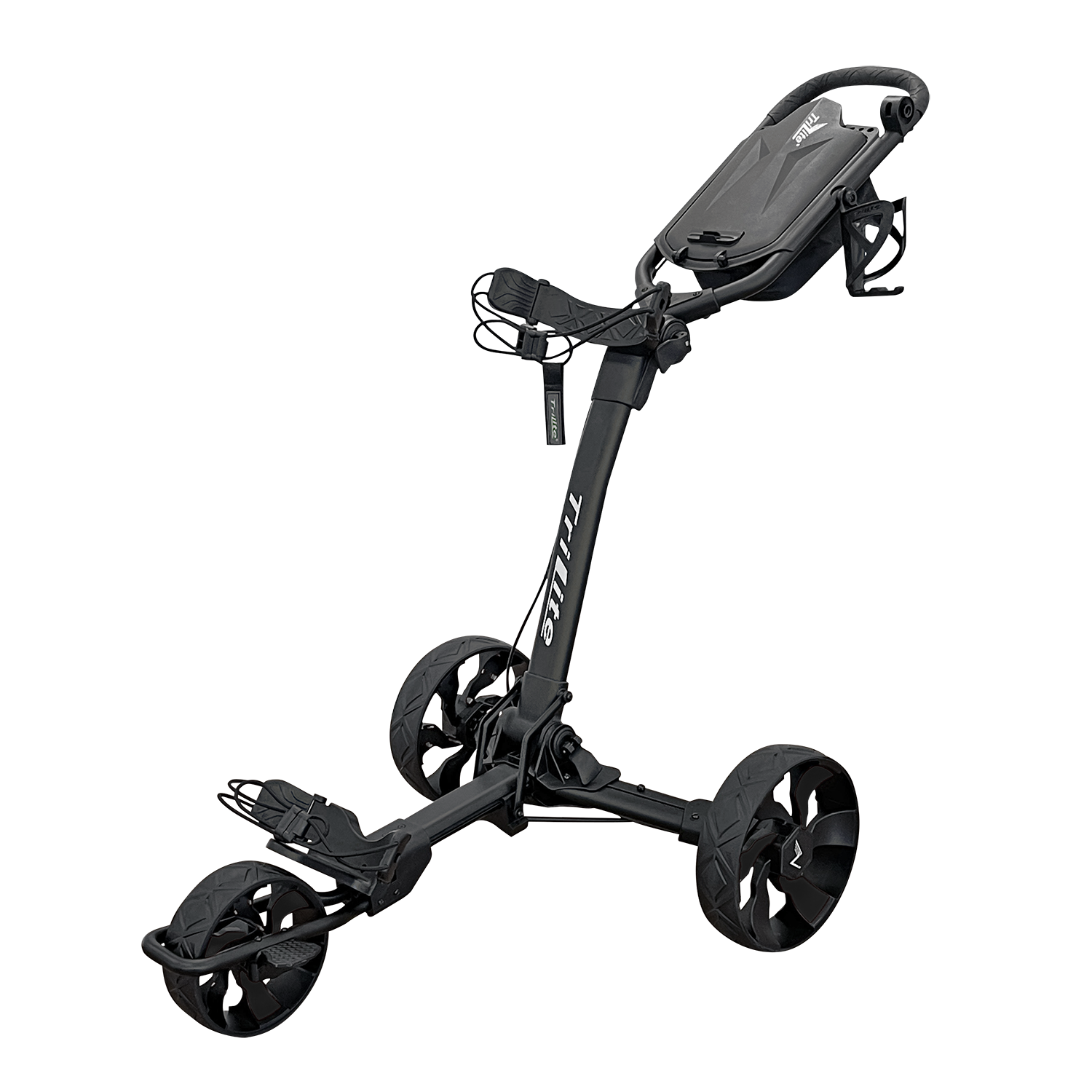 T-flash (Trilite) 3-Wheeler Golfvagn - Black | Golfrummet