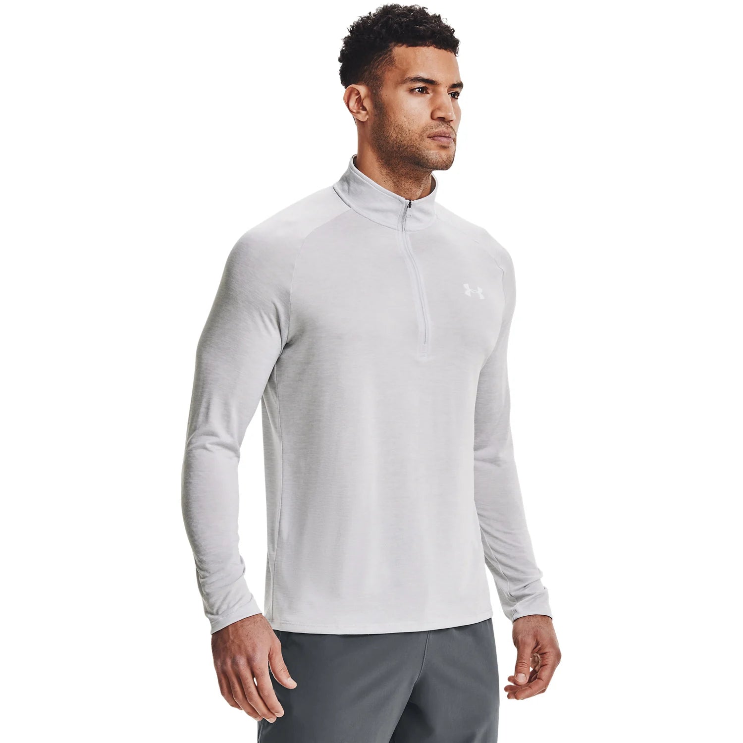 Under Armour Tech 2.0 1/2 Zip Golftröja Herr - Gray