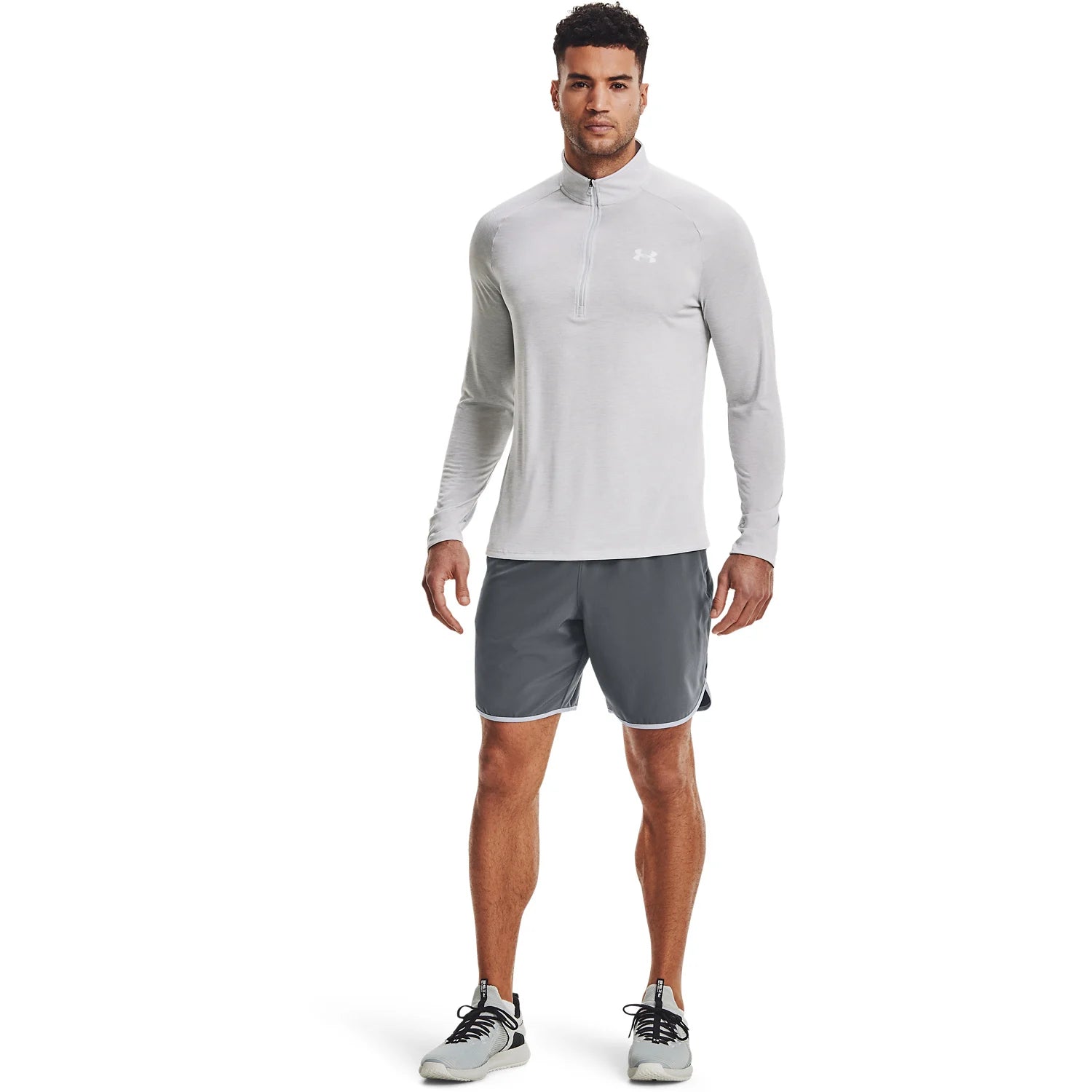 Under Armour Tech 2.0 1/2 Zip Golftröja Herr - Gray