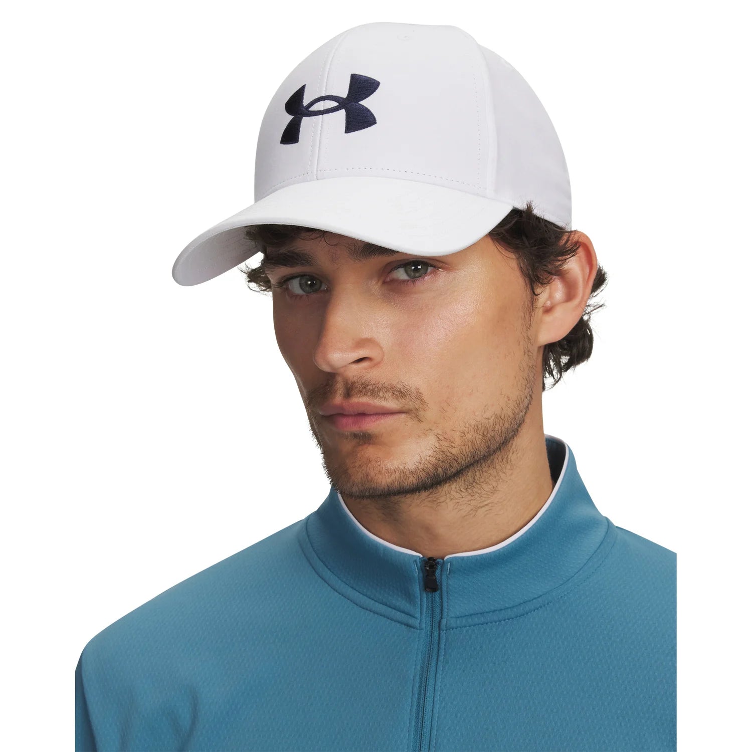 Under Armour M DRIVE LOW ADJ White Golfkeps